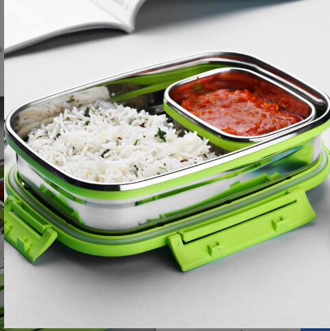 Stainless Steel Lunch Box, Feature : Non-cracking