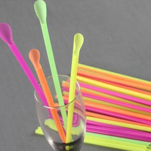 Spoon Straw, Color : Multi Colored