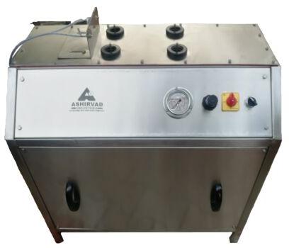 Semi Automatic Air Jet Bottle Cleaning Machine