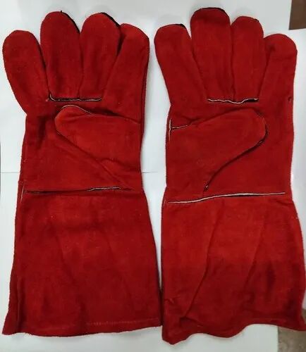 Leather Safety Gloves, Gender : Unisex