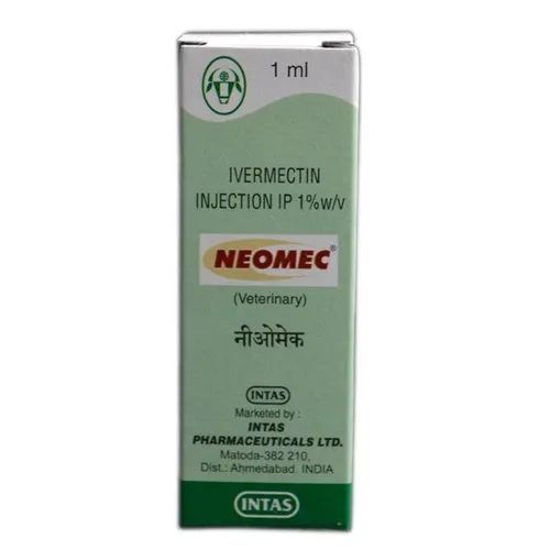 Neomec Veterinary Injection, for To Animals, Packaging Size : 10ml