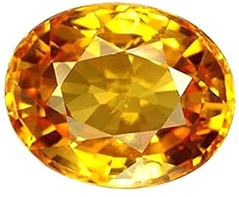 Round Polished Yellow Sapphire Gemstone, Size : Standard