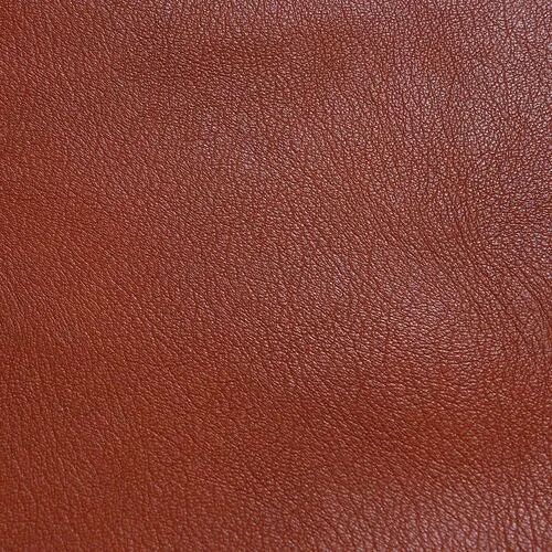 Brown PU Leather, Pattern : Plain