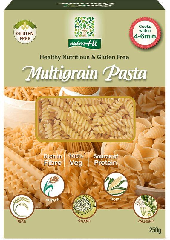 Nutrahi Multigrain Pasta, Certification : FSSAI