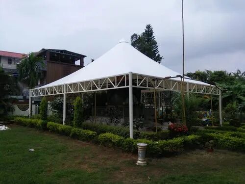 Dome tensile fabric Outdoor Gazebo Tent, Color : White