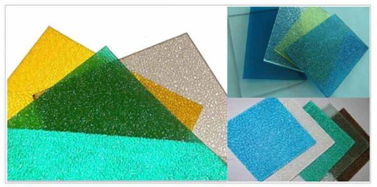 Embossed Polycarbonate Sheet, For Architectural Roofing, Green House Application, Width : 1220 Mm