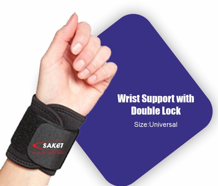 WRIST SUPPORT WITH DOUBLE LOCK