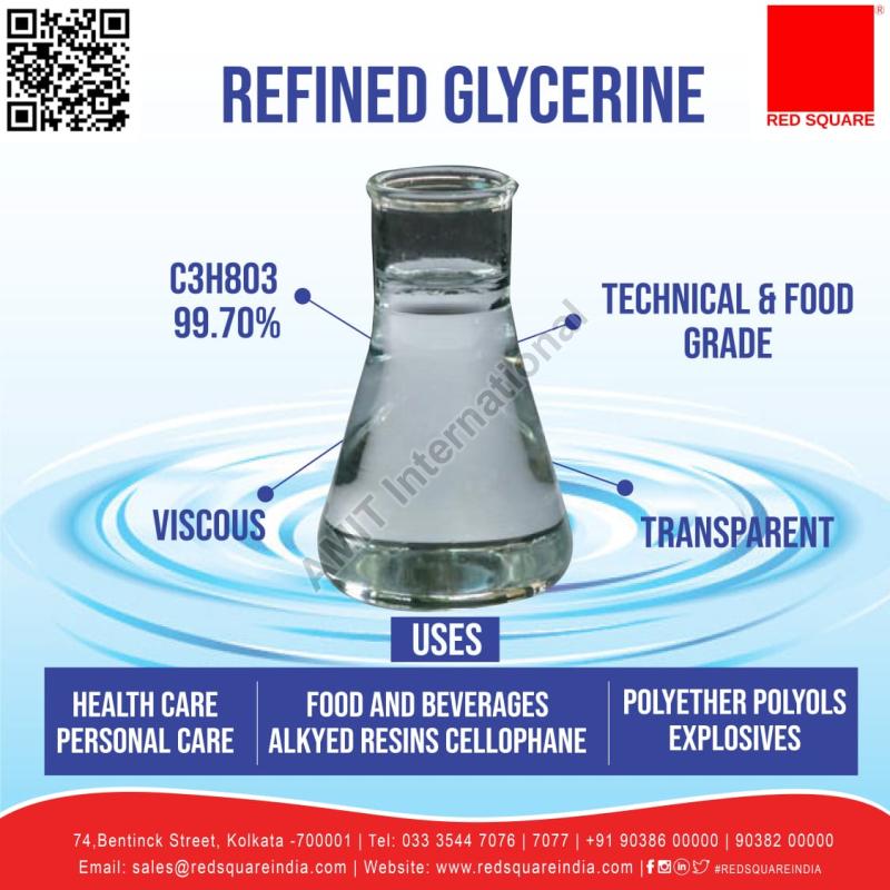 Organic Glycerin at Rs 85/litre  Skin moisturizer Glycerin in