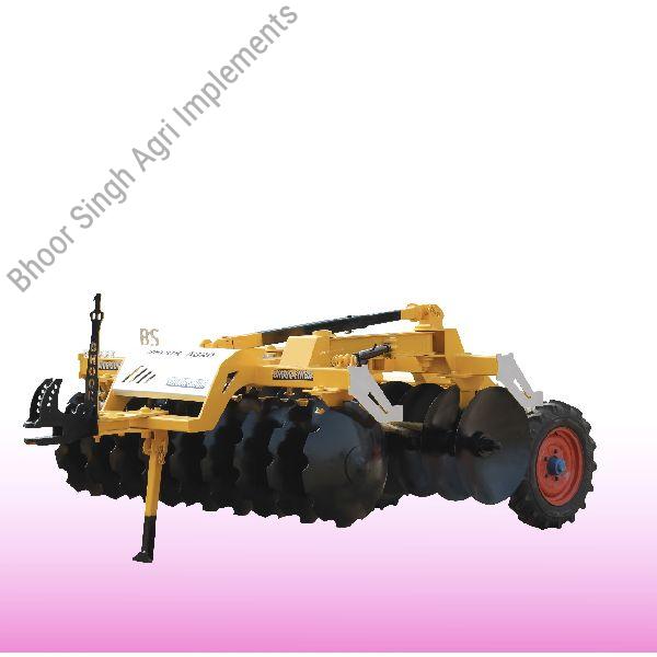 Bhoor Polished <1000kg Carbon Steel Back Tyre Disc Harrow, for Agriculture