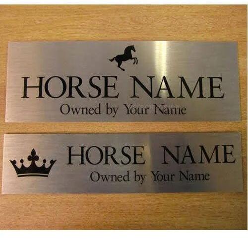 Etched Name Plate, for Office, Features : High strength, Flawless finish, Precise design