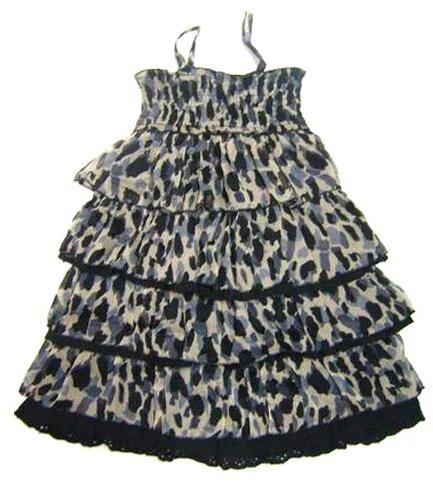 Printed Girls Cotton Frock Dress, Occasion : Party Wear