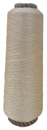 Cream Neem Zari Thread, for Embroidery, Packaging Type : Reel