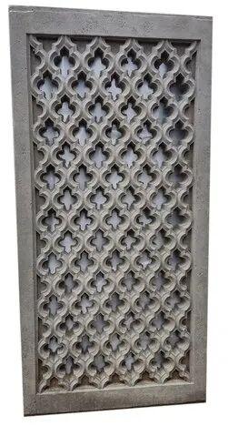 Rectangular Cement Grill, Color : Gray