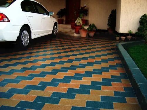 Ceramic Car Parking Tiles, Color : Terracotta