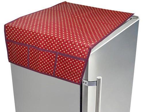 PVC PRINTED Fridge Top Cover, Size : Customized