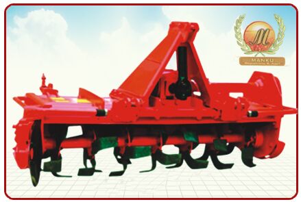 Hydraulic Manual Manku Rotavator, for Agriculture Use, Color : Red
