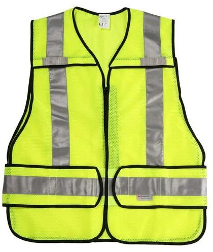 Yellow Traffic Safety Vest, Size : Small, Medium, Large