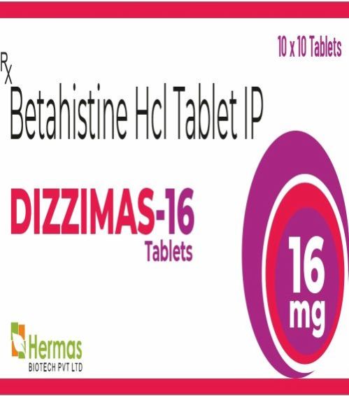 Dizzimas 16mg Tablets, for Clinical, Hospital, Personal
