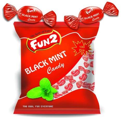 Red Rectangular Black Mint Candy, Packaging Type : Packet