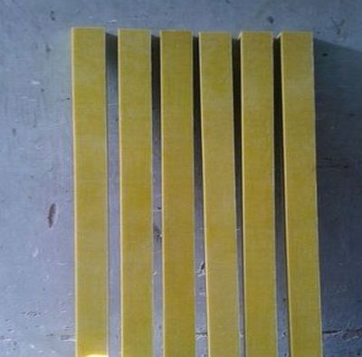 Yellow FRP Coil Support Bar, Pattern : Plain