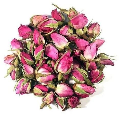 Dried rose buds, Color : Red / Pink