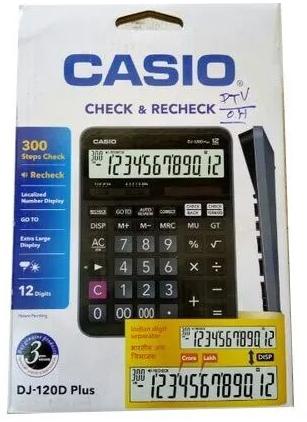 Casio Calculator, Color : Black