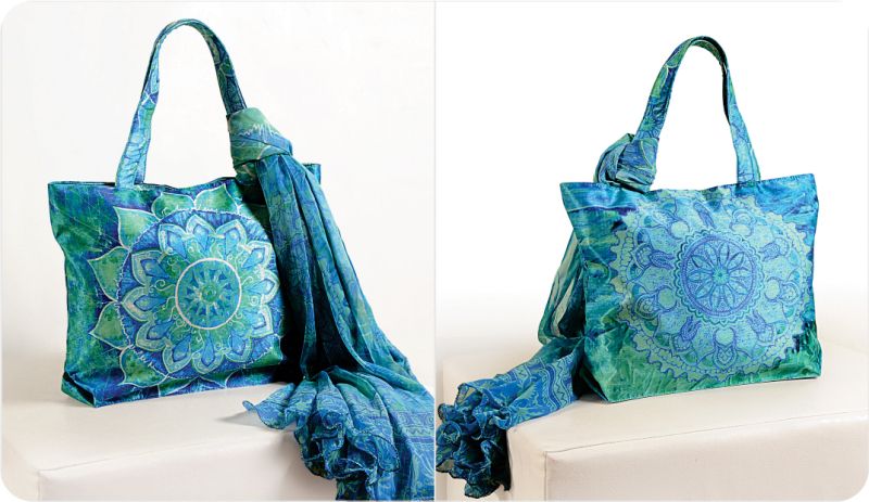 Bag with scarf