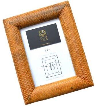 Tranquil Square Wood Bamboo Photo Frame