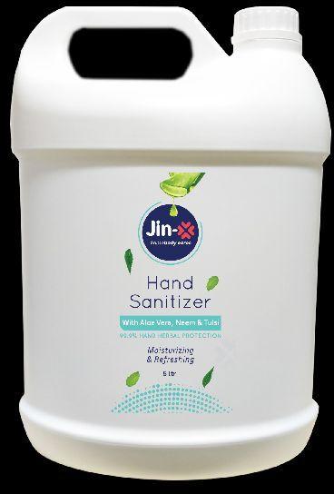 JIN-X HERBAL HAND SANITIZER 5 Liter