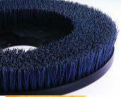 Round Abrasive Monofilament Brush, For Industrial, Color : Blue