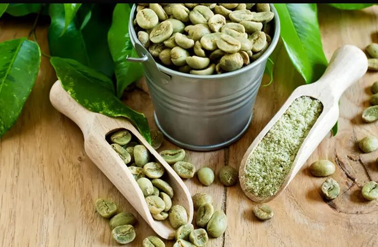 Green Coffee Bean Extract, for Antioxidant, Natural Fat burner