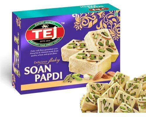Soft Tej Soan Papdi, Packaging Type : Metallic Premium Box