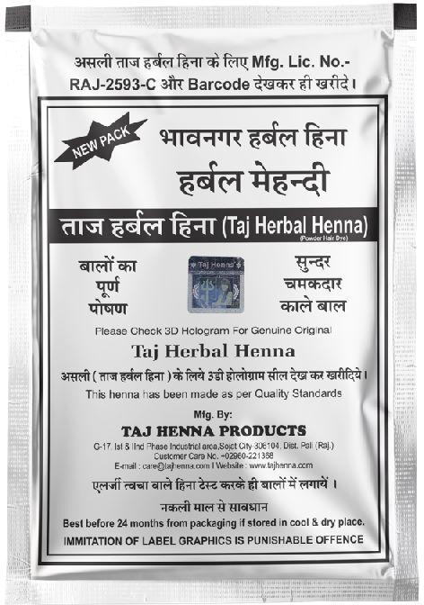bhavanagar black taj herbal henna