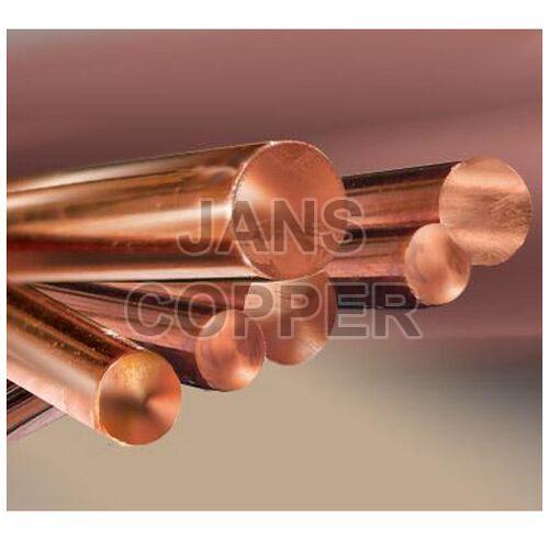 Solid Non Polished Copper Sulphur Rods, Certification : ISI Certified