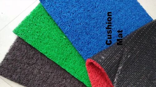 Rectangular pvc cushion mat, Color : GREEN, BLUE, Chocolate etc.
