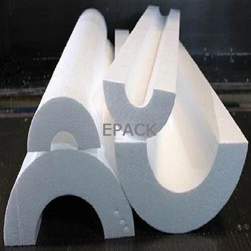 EPACK Thermocol Pipe Section, Color : White
