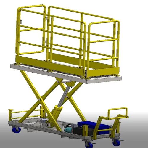 Scissor Lift, Color : Yellow