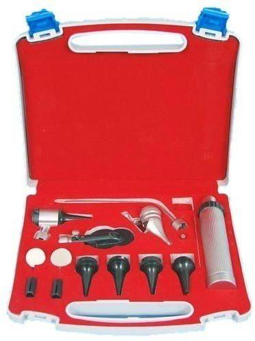 Stainless Steel ENT Diagnostic Set, Color : Silver