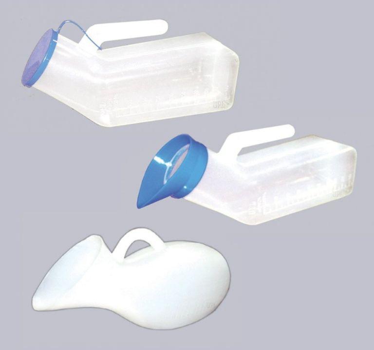 Male & Female Plastic Urinal, Color : White