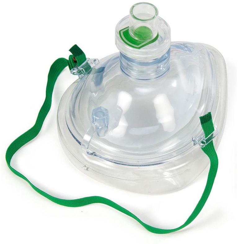 White Silicon MTM CPR Mask