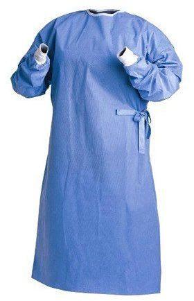 PE Surgical Disposable Gown, Size : Large