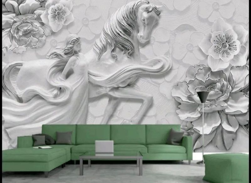 Printed Wallpaper, Feature : Attractive Designs, Dustproof