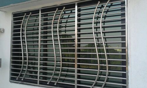 Designer Stainless Steel Window Grill