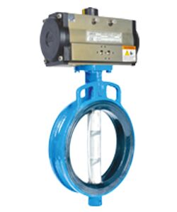 Pneumatic Actuator Resilient Seated Butterfly Valve