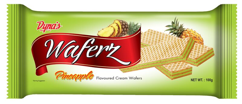 Wafers 100g Pineapple Flavored