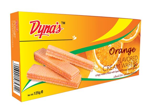 Wafers Orange Flavor 125g