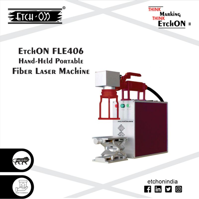 EtchON Hand Held Portable Fiber Laser Marking Machine