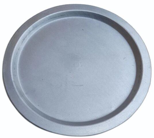 Silver Round Aluminium Tope Cover Plate
