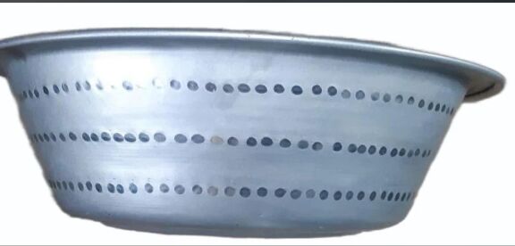 Aluminum Rice Strainer, Size : 9.5x15Inch(HxD)