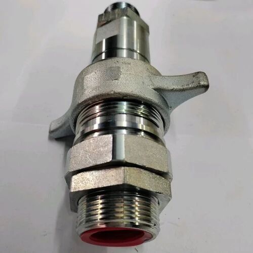 Round Stainless Steel Quick Realese Coupling, Thread Size : 2.5 Inch